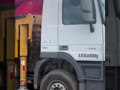 Benz Zoomlion Used Concrete Pump Truck 49m 6arms 2014 Bianco Arancione